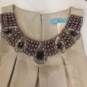 Marciano jeweled A-Line dress size small